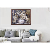 Painting by numbers daisies